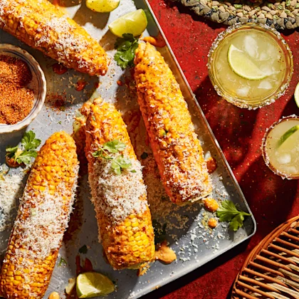 Tajín Corn-on-the-Cob with Chipotle Mayo