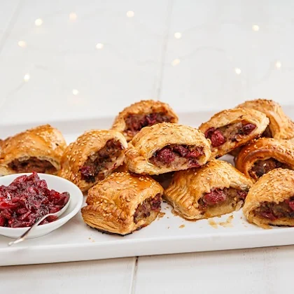 Cranberry Sausage Rolls