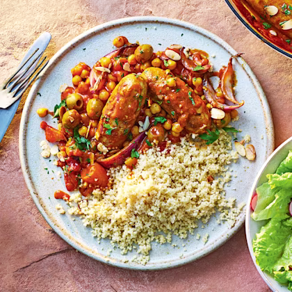 Sausage and Chickpea Tagine