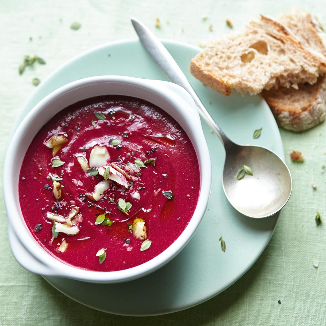 Beetroot, Lemon & Coconut Soup