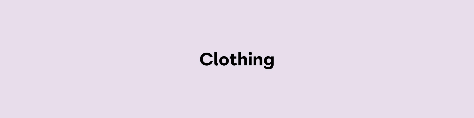 Clothing