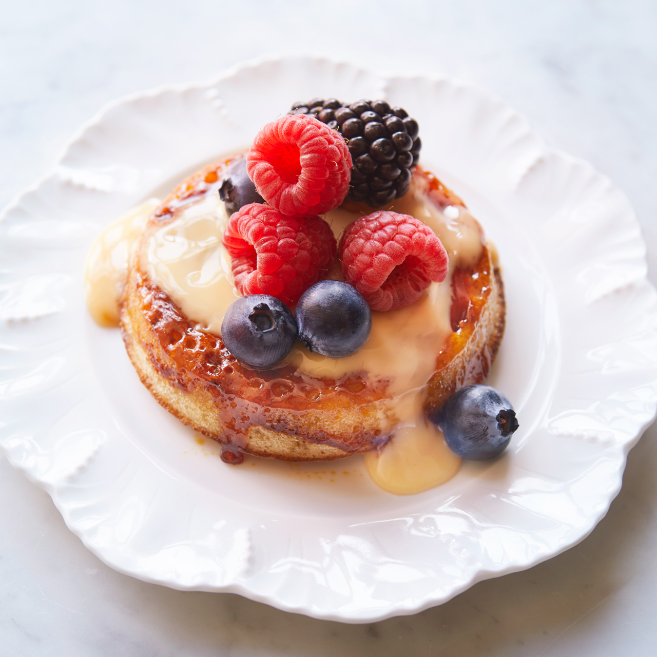 Crème Brûlée Crumpet