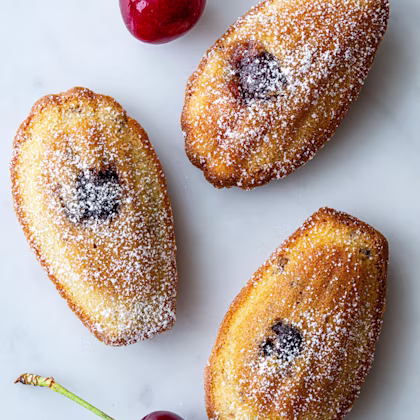 Cherry Madeleines