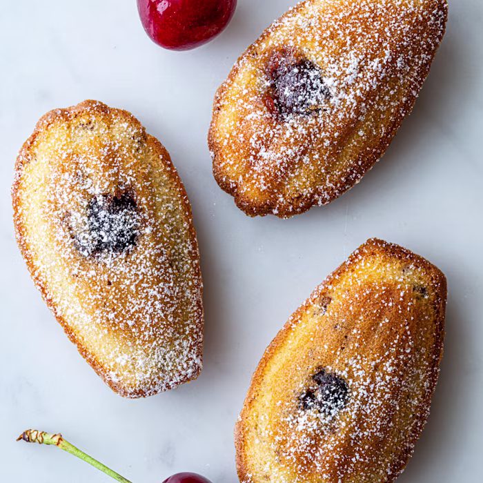 Cherry Madeleines