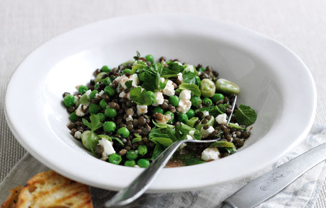 Lentil Salad with Rowse Honey Dressing