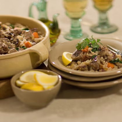 Lamb, Spinach & Couscous Stew