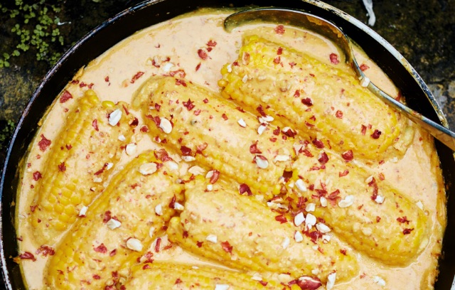 Gujarati Corn on the Cob Curry