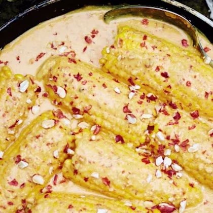 Gujarati Corn on the Cob Curry
