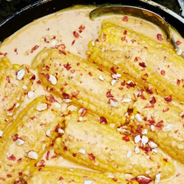 Gujarati Corn on the Cob Curry