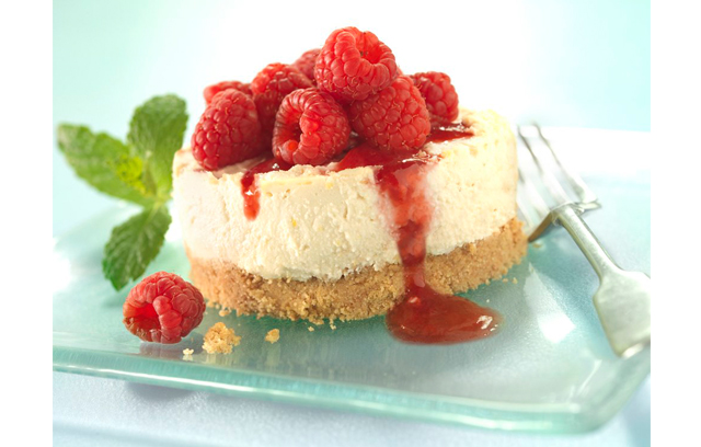 Raspberry Tofu Cheesecake