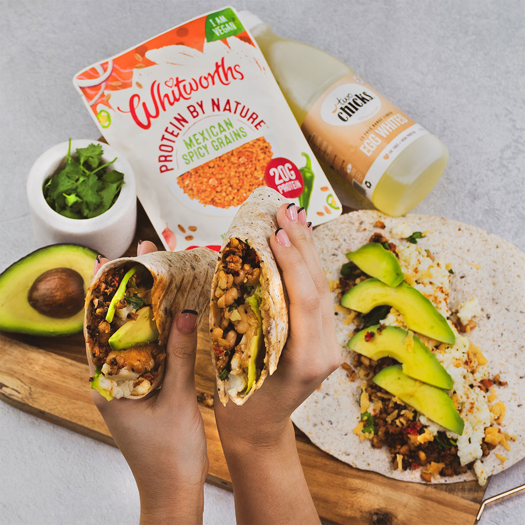 All Day Protein Breakfast Burrito