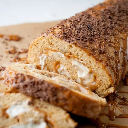 Banana and Toffee Log