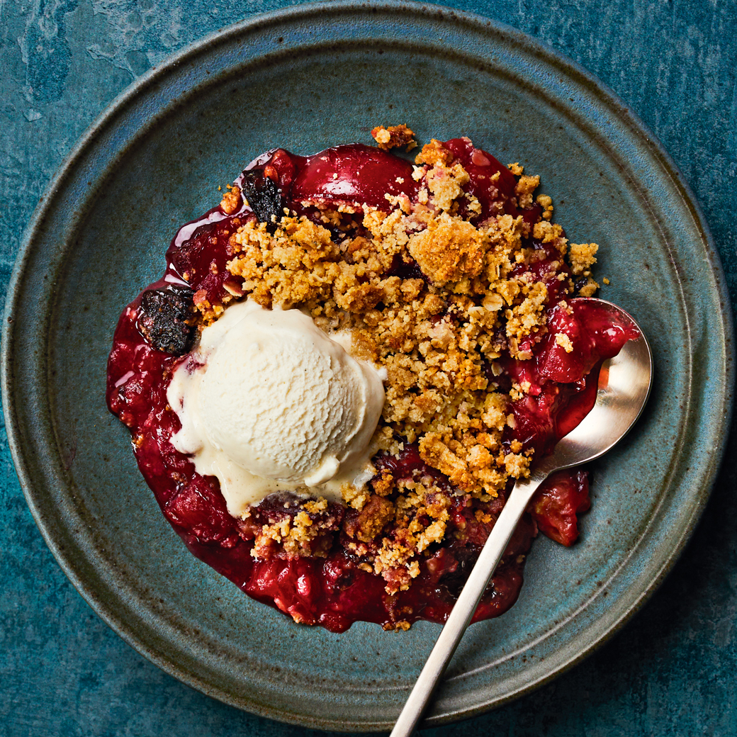 Plum and Prune Crisp