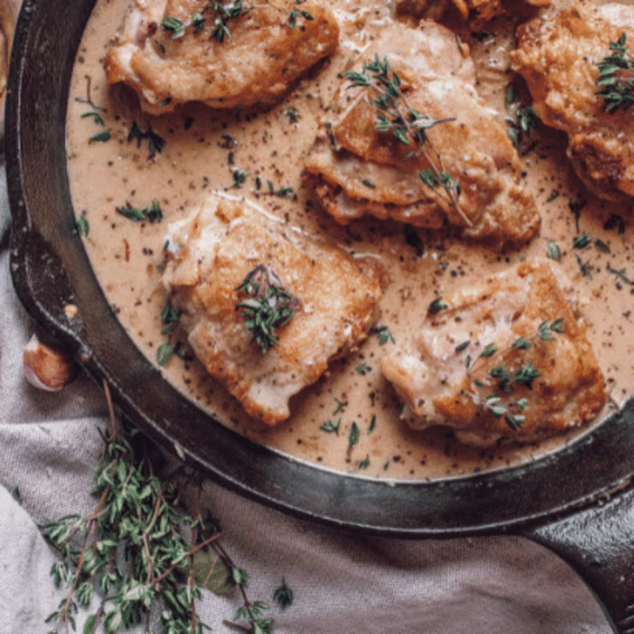 Chicken in Mustard Sauce