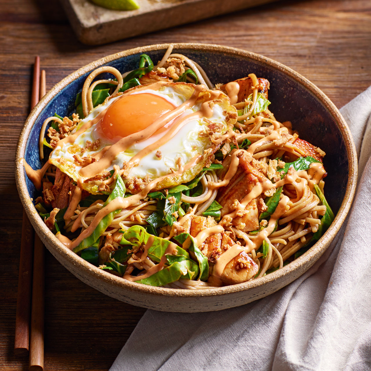 Gochujang Tuna and Noodle Bowl  