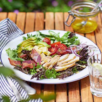 Cobb Salad with Easy Lemon Dressing