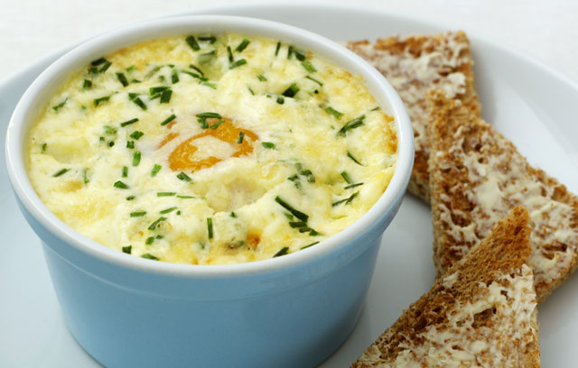 Baked Eggs in Cream