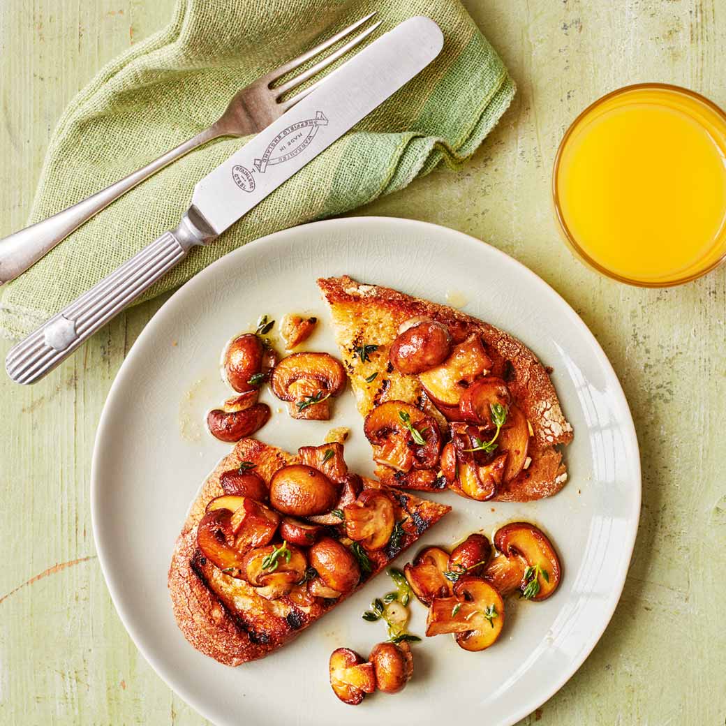 Sauteed Mushrooms with Garlic & Thyme