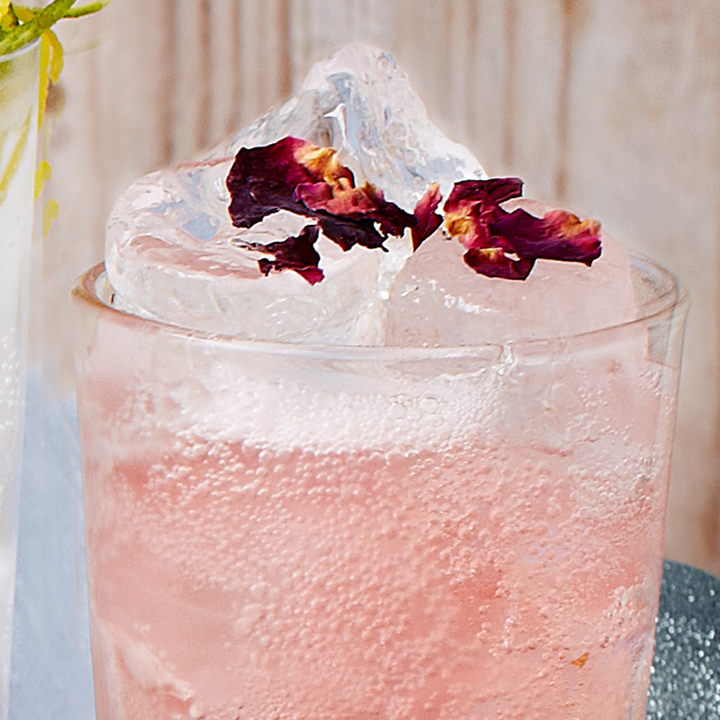 Pomegranate and Elderflower Gin and Tonic