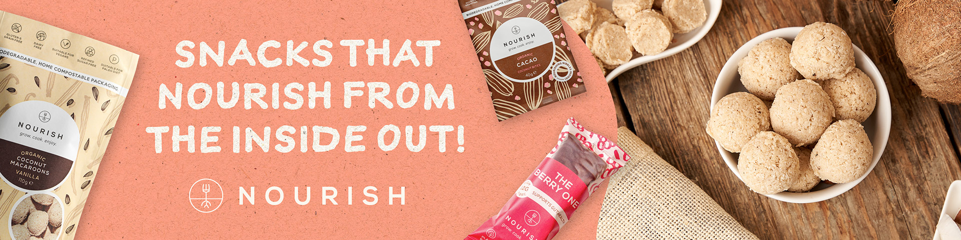 Nourish - Snacks that nourish from the inside out!