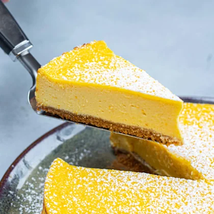 Orange & vanilla cheesecake