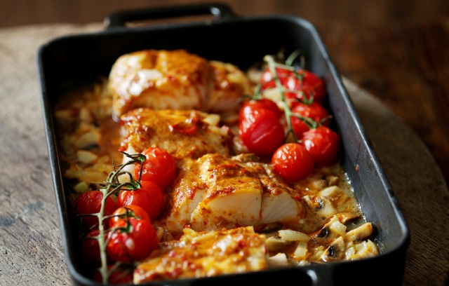 Oven-Baked Thai Cod