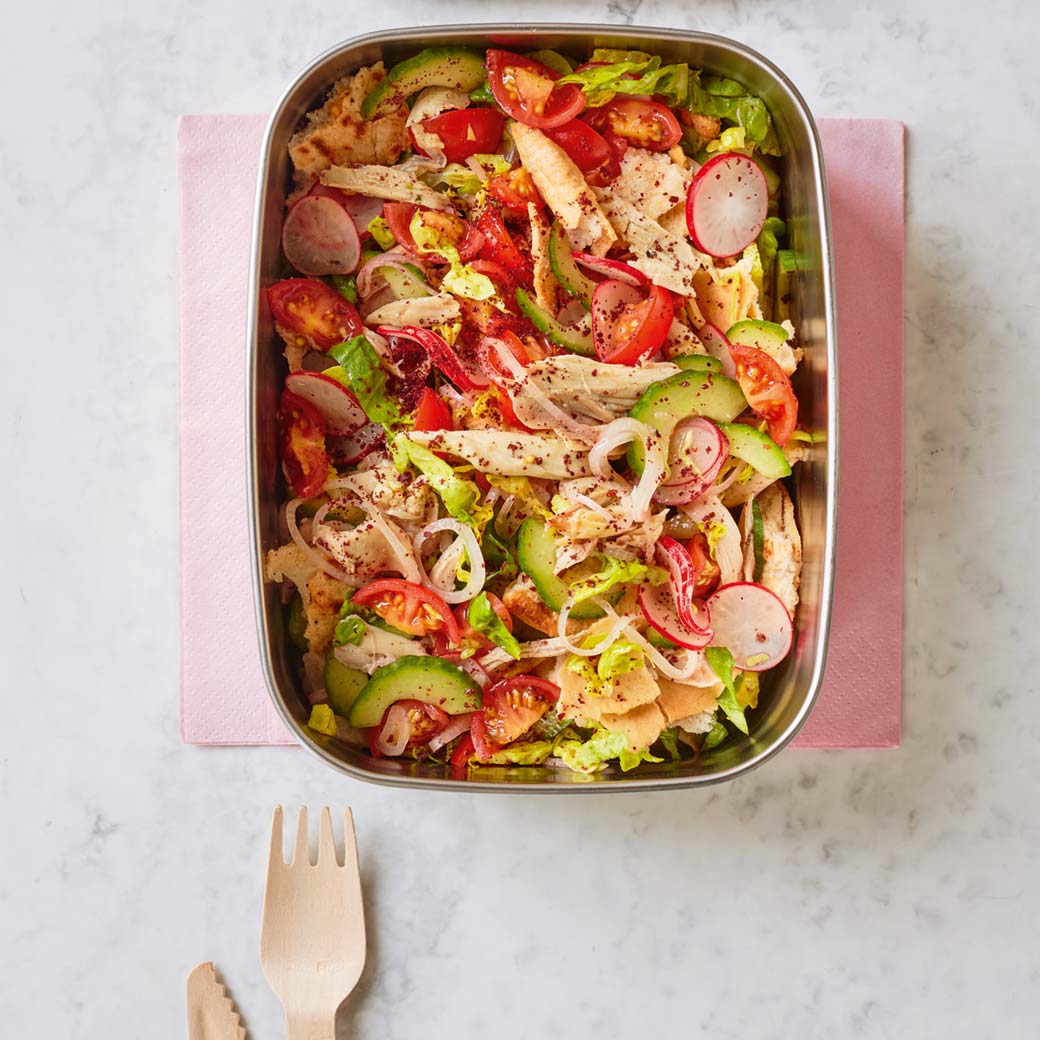 Roast Chicken Fattoush