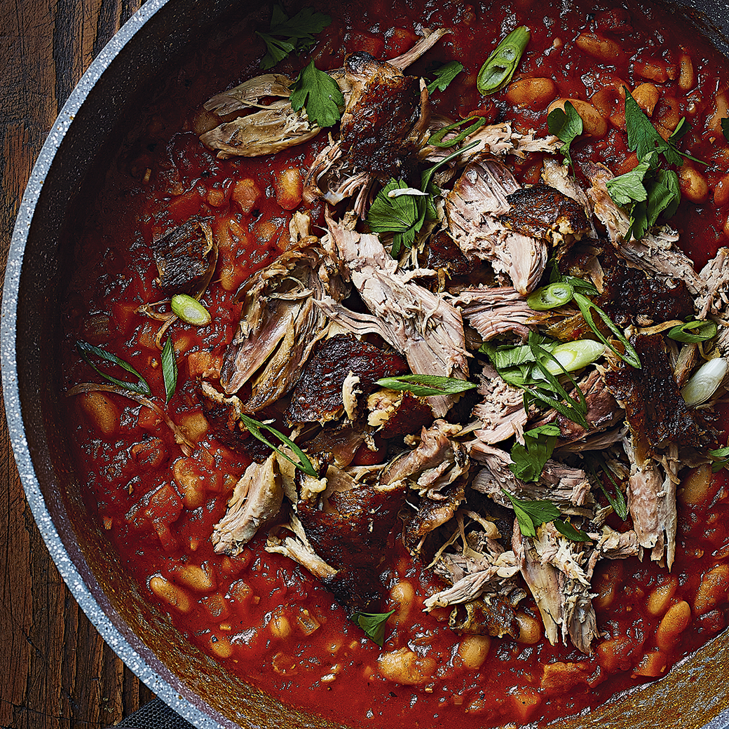 Crispy Shredded Duck Cassoulet