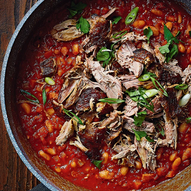 Crispy Shredded Duck Cassoulet