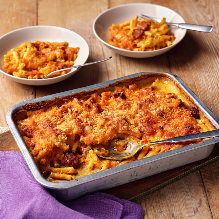 Chorizo and Leek Mac and Cheese
