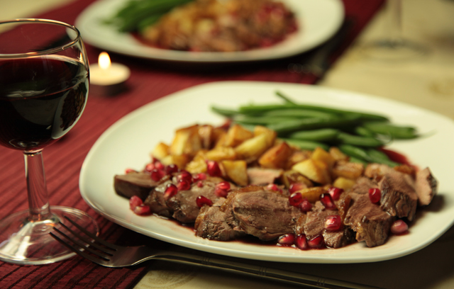 Duck Breast with Pomegranate and Star Anise Sauce