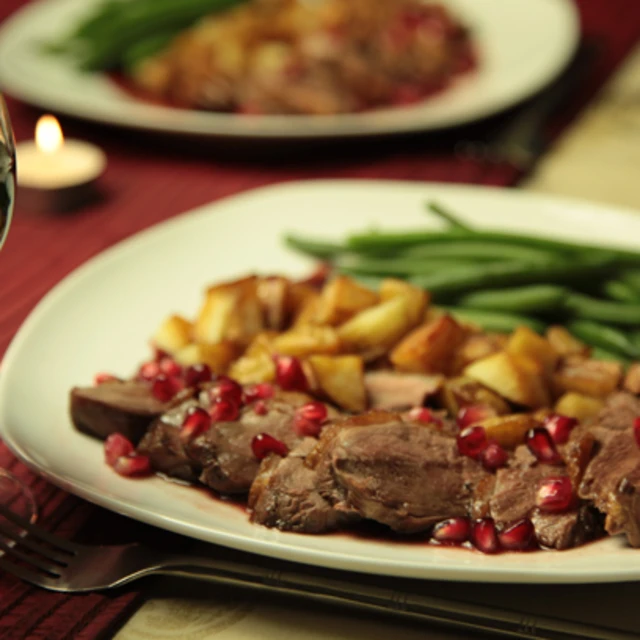 Duck Breast with Pomegranate and Star Anise Sauce