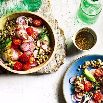 Spelt and Avocado Za’atar Salad