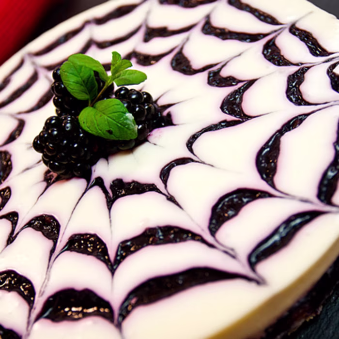 Blackberry Swirl Cheesecake