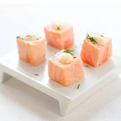 Cold Poached Salmon with Dill Mayonnaise
