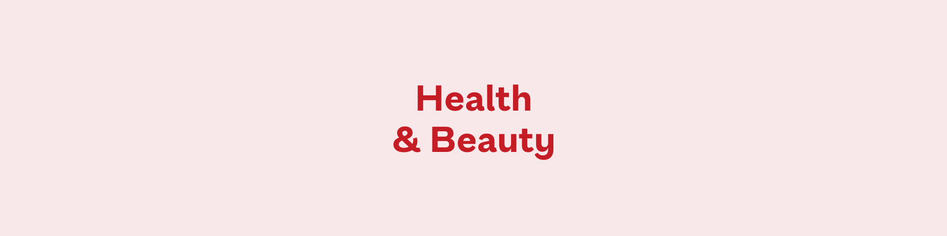 Health & Beauty