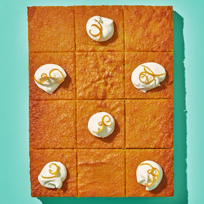 Parsnip, Polenta and Honey Sheet Cake