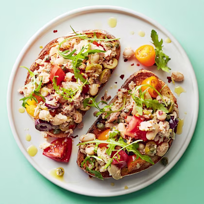 Mediterranean Tuna Toast