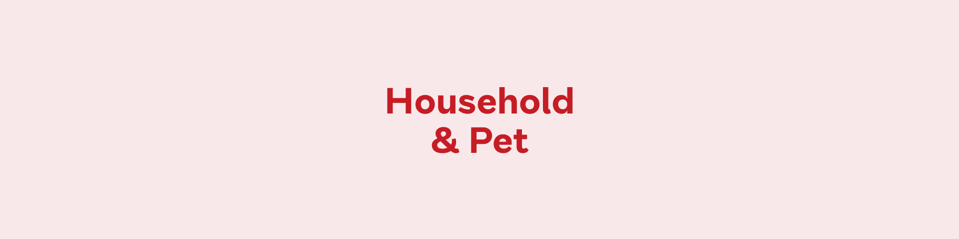 Household & Pet