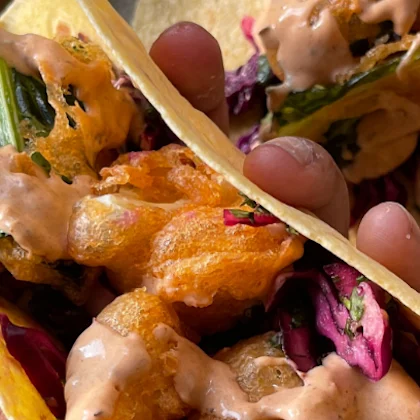 Crispy Cauliflower Tacos