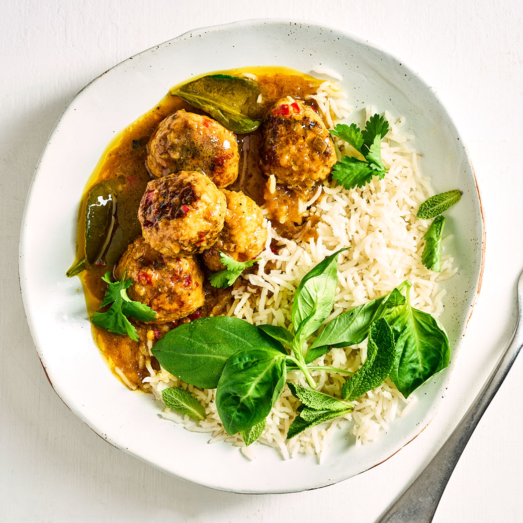 Turmeric and Coconut Curry Meatballs