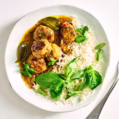 Turmeric and Coconut Curry Meatballs
