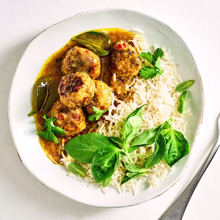 Turmeric and Coconut Curry Meatballs