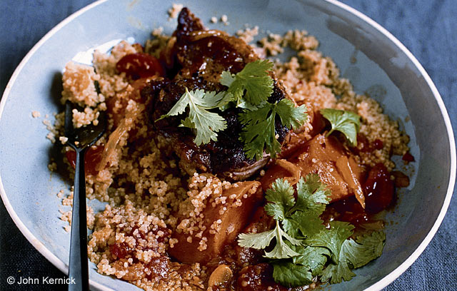 Lamb Chops with Sweet Potatoes & Lemon