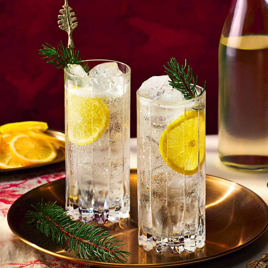 Christmas Tree Gin and Tonic