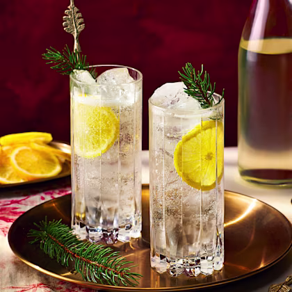 Christmas Tree Gin and Tonic