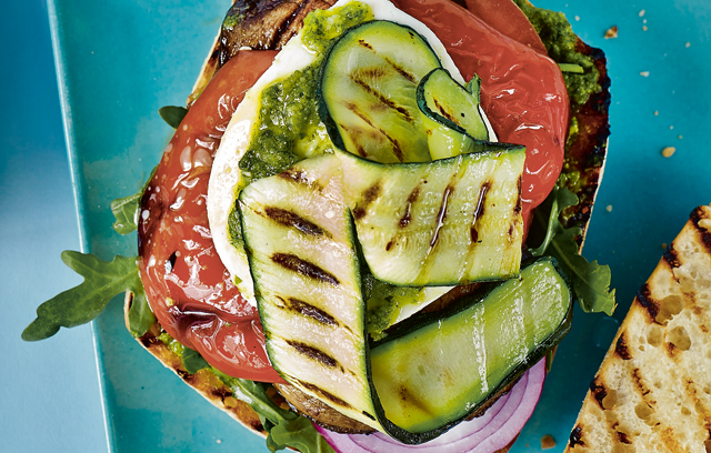 Portabellini Mushroom Burger