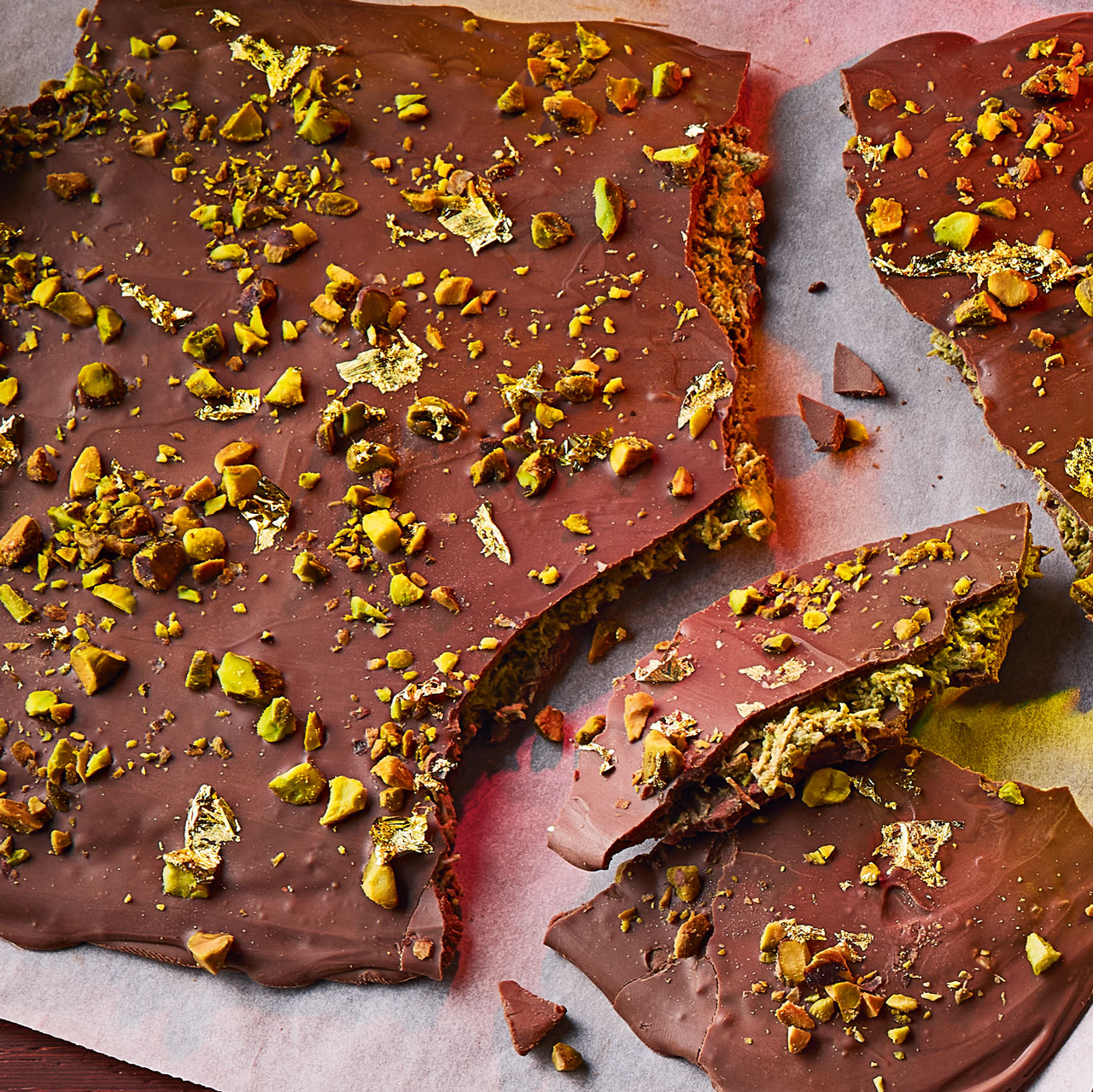 Pistachio Chocolate Slab