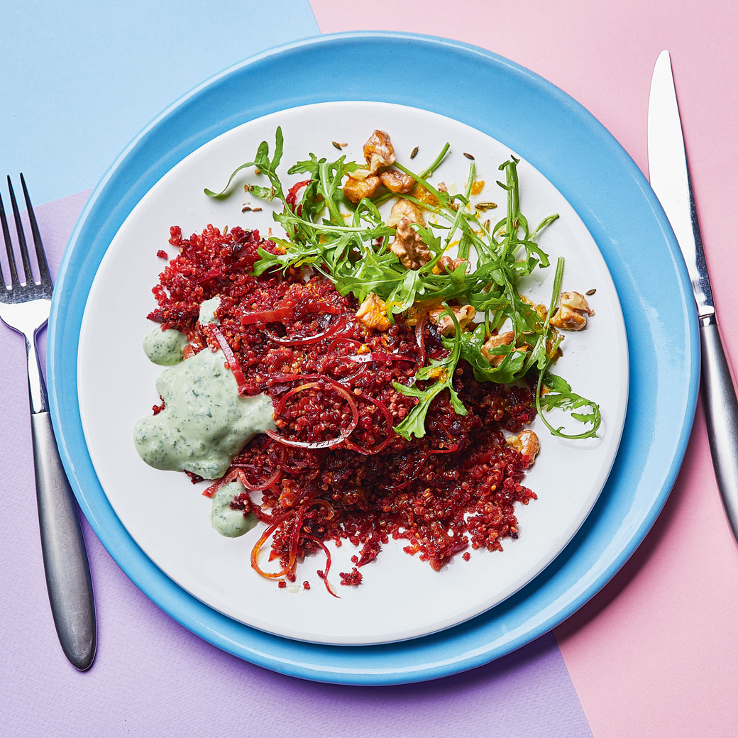 Spiced Quinoa Beetroot Bake