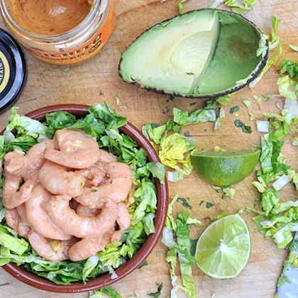 Prawn Cocktail with Gran Luchito Chipotle Mayo
